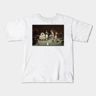 Spanish Ballet by Edouard Manet Kids T-Shirt